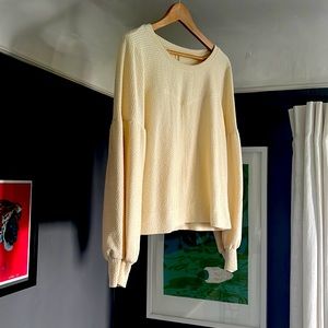 White Anthropologie blouse